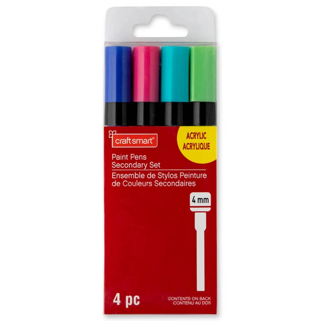 Deals 👍 4mm Permanent Paint Pens Secondary Set by Craft Smart® ❤️ - Image 3