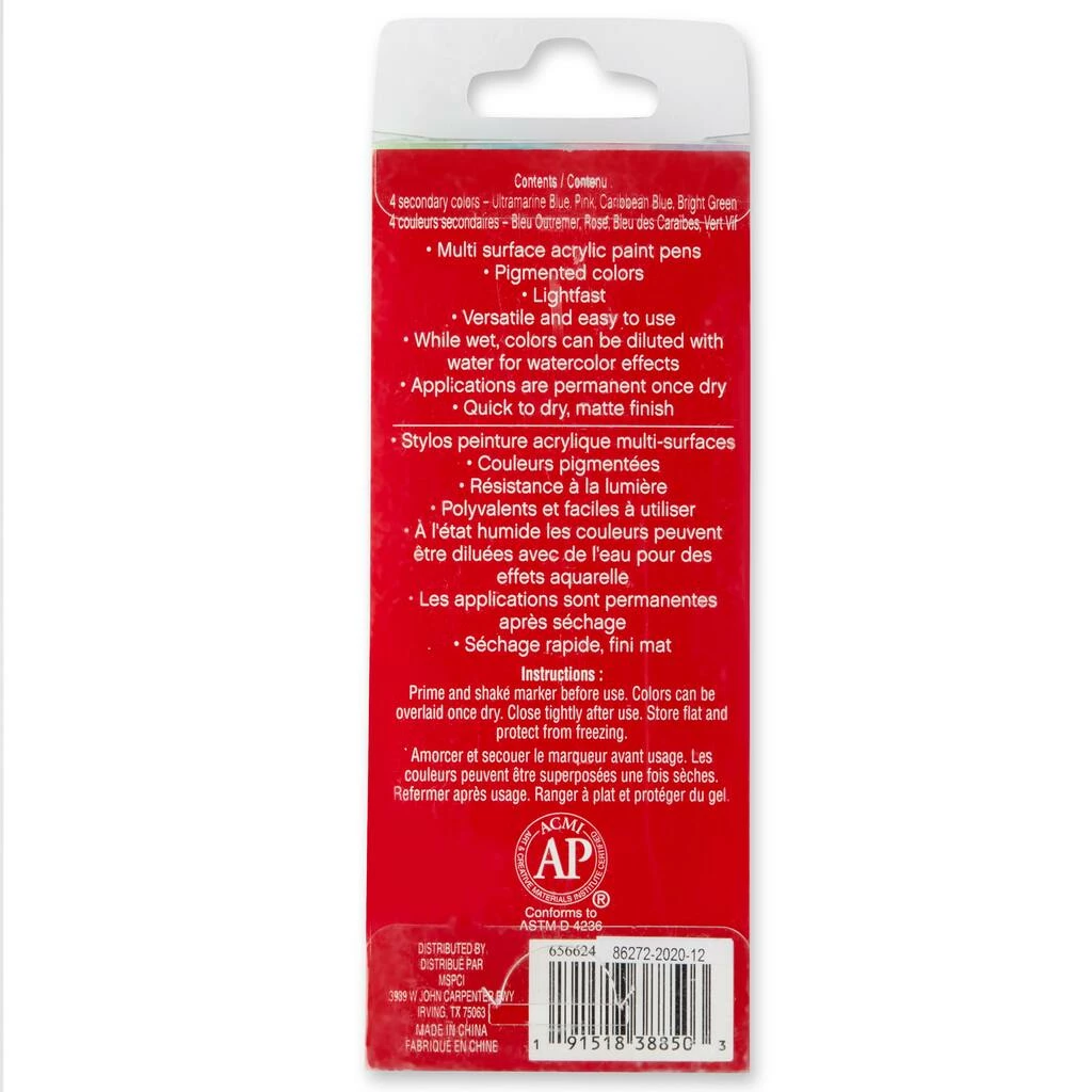 Deals 👍 4mm Permanent Paint Pens Secondary Set by Craft Smart® ❤️ - Image 4