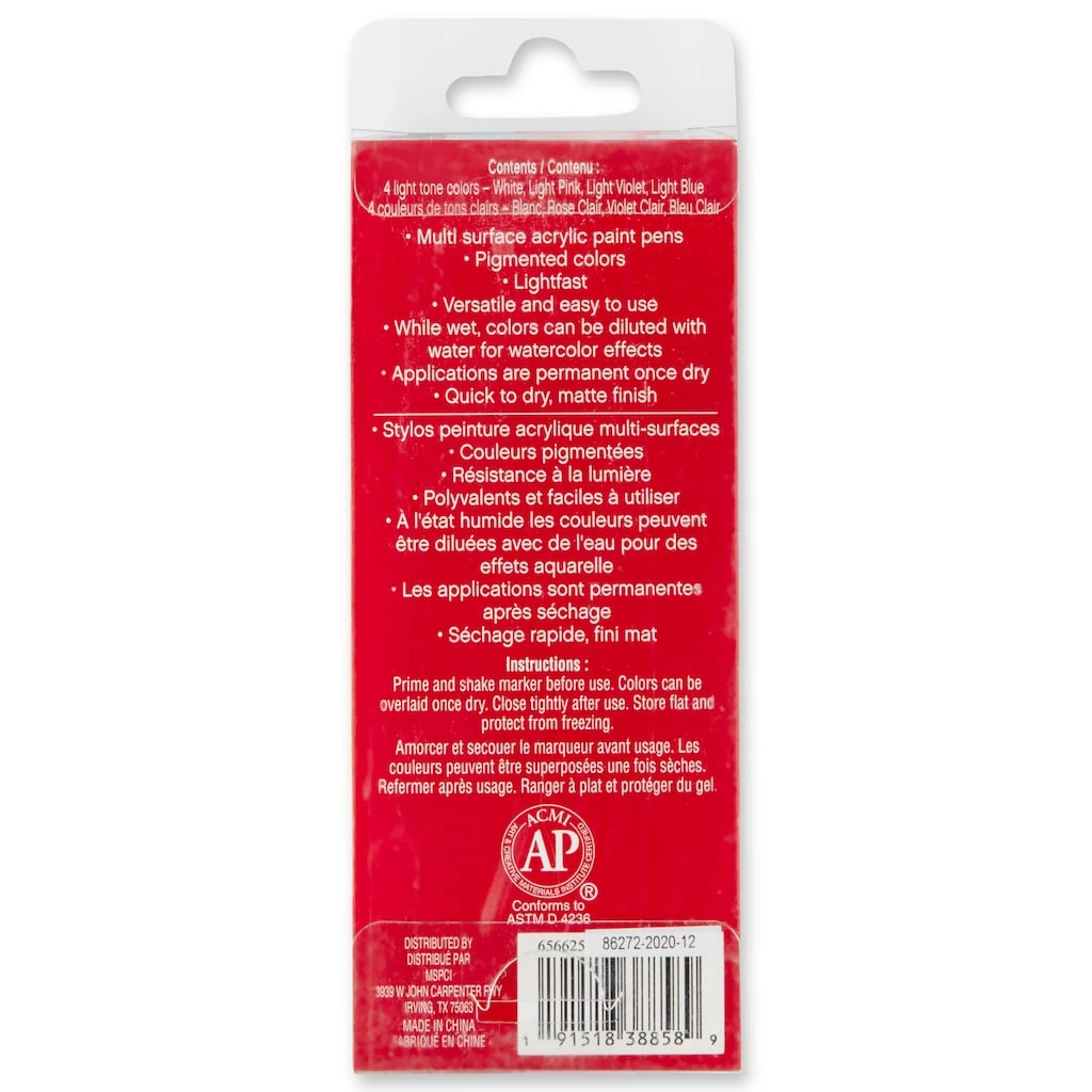 Hot Sale β¨ 4mm Permanent Paint Pens Light Tone Set by Craft Smart® π€© - Image 3