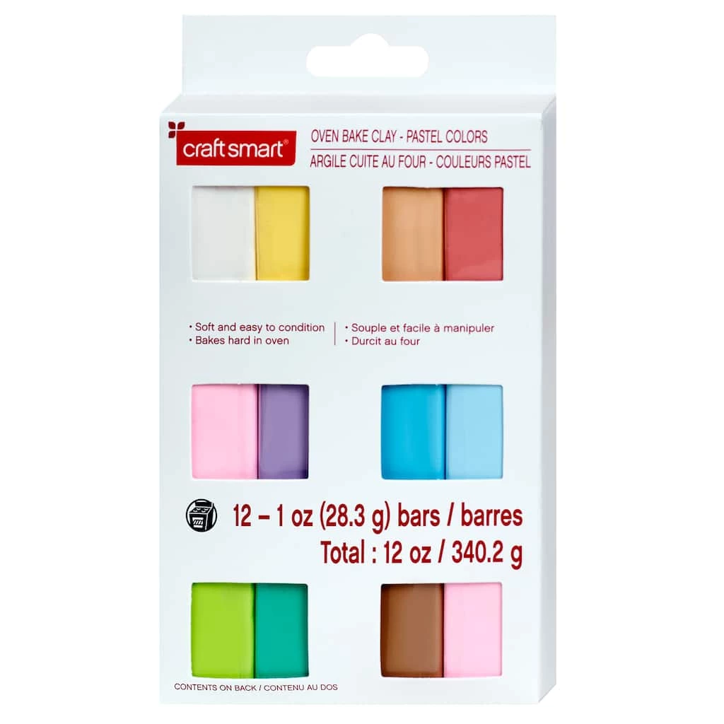 Coupon π 12oz. Pastel Colors Oven-Bake Clay by Craft Smart® π - Image 3