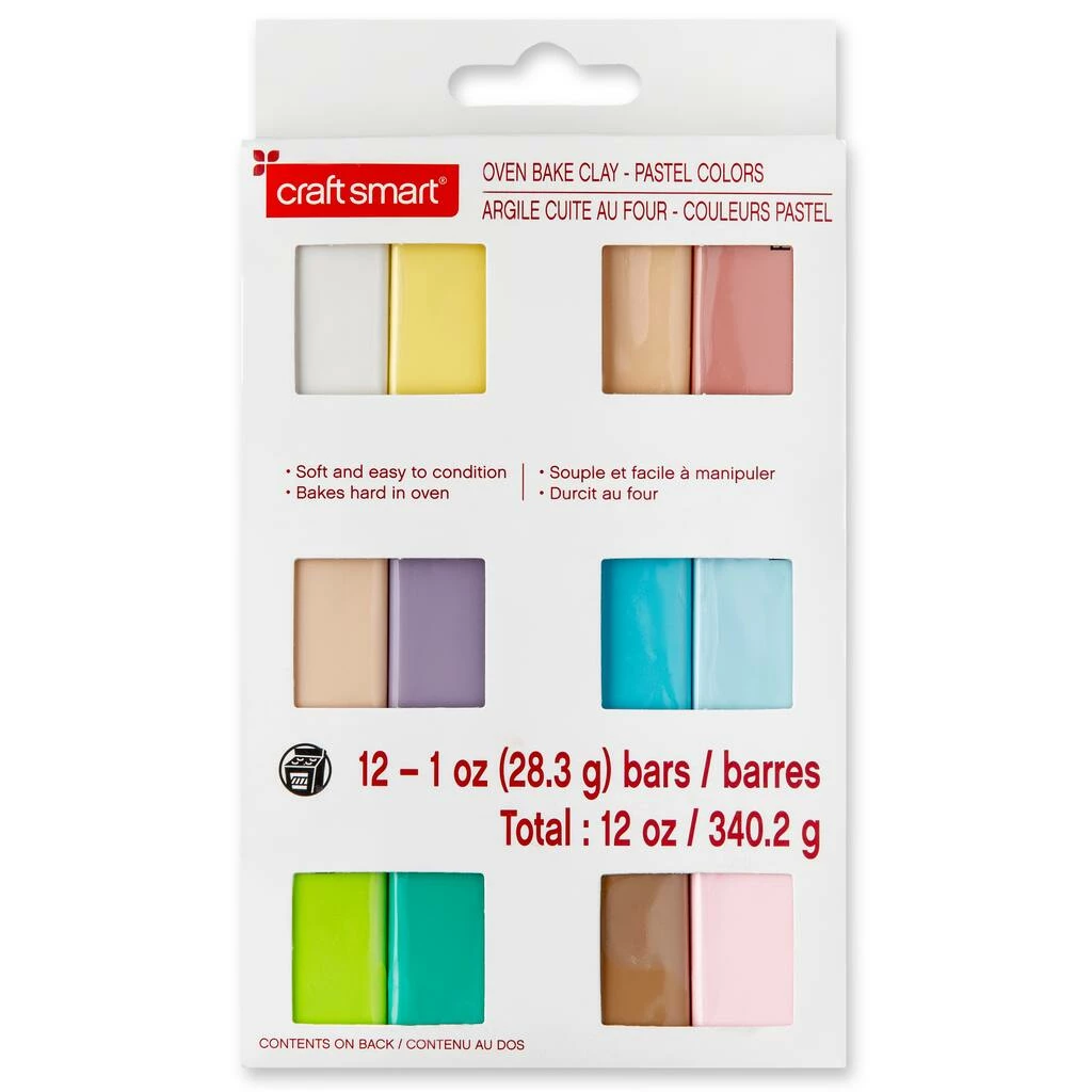 Coupon π 12oz. Pastel Colors Oven-Bake Clay by Craft Smart® π - Image 5