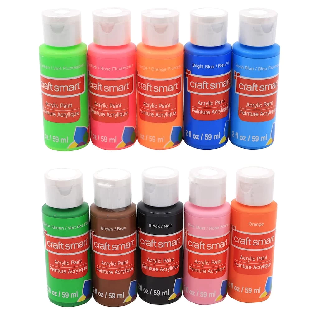Discount π 6 Pack: Complete Acrylic Paint Set with Storage by Craft Smart® π - Image 4