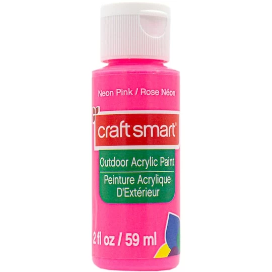 Outlet ⌛ 12 Pack: Neon Outdoor Acrylic Paint by Craft Smart®, 2oz. ⌛ - Image 2