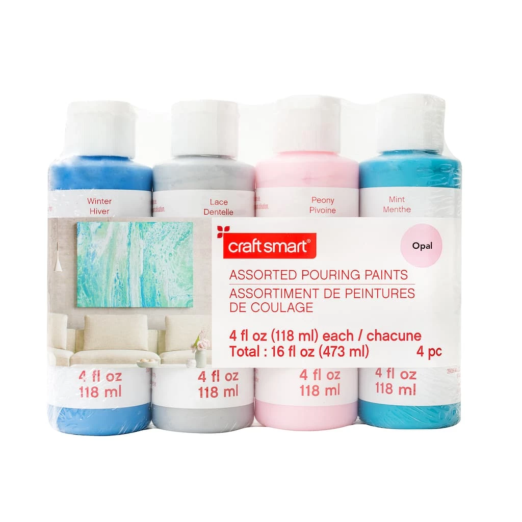 Promo βοΈ 8 Packs: 4 ct. (32 total) Opal Pouring Paint Set by Craft Smart® π