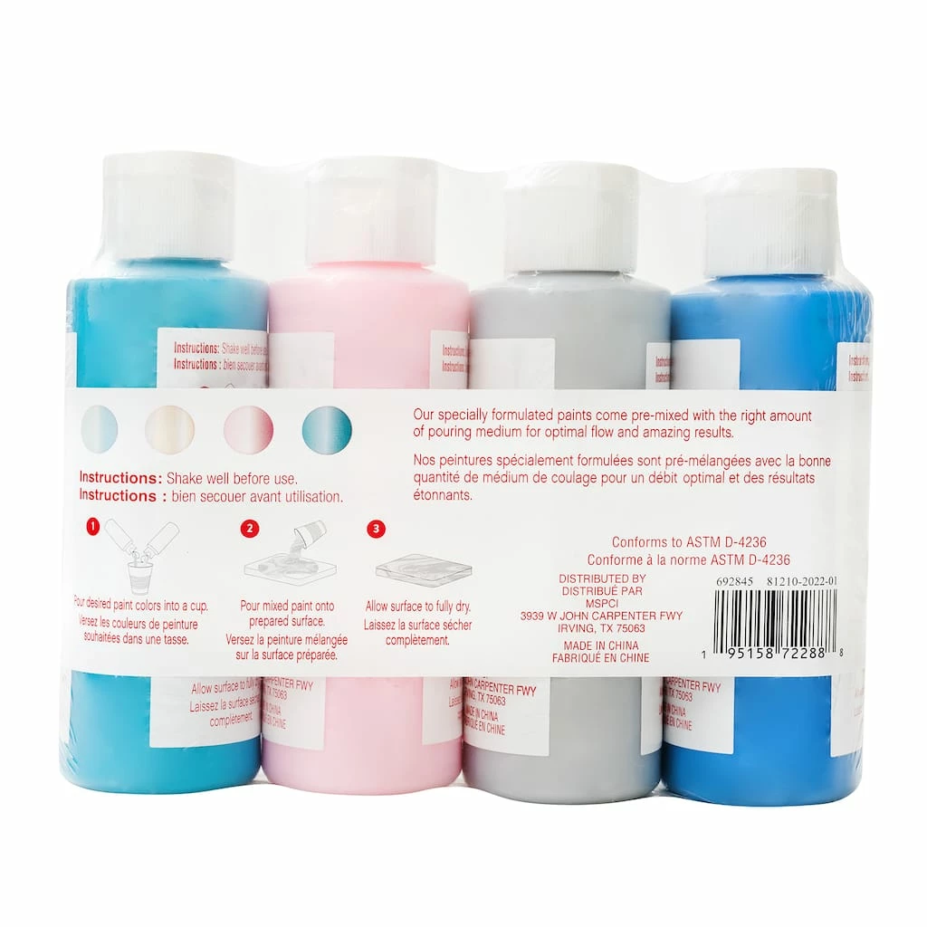 Promo βοΈ 8 Packs: 4 ct. (32 total) Opal Pouring Paint Set by Craft Smart® π - Image 3