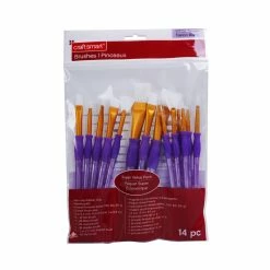 Brand new 💯 White Taklon Brush Set by Craft Smart® 🌟