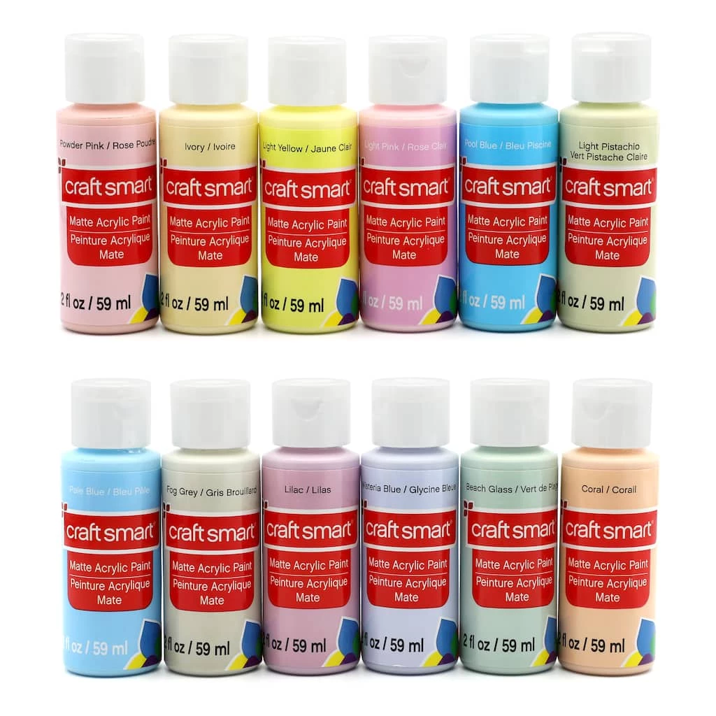 Flash Sale π Matte Pastel Acrylic Paint Set by Craft Smart® π