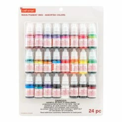 Deals 🌟 24 Color Resin Pigment Ink Set by Craft Smart® ⌛