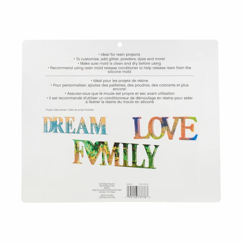 Flash Sale π Assorted Words Silicone Mold Set by Craft Smart® π - Image 6