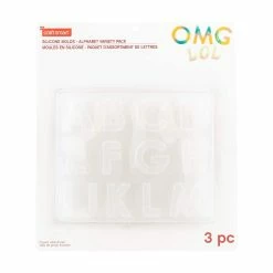 Outlet ❤️ Alphabet Silicone Mold Variety Pack by Craft Smart® 👏