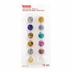 Outlet ❤️ Metallic Resin Mix-Ins by Craft Smart®, 12ct. 🎉