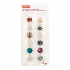 Best Sale 🥰 Mixed Media Resin Mix-Ins by Craft Smart®, 12ct. 🎁