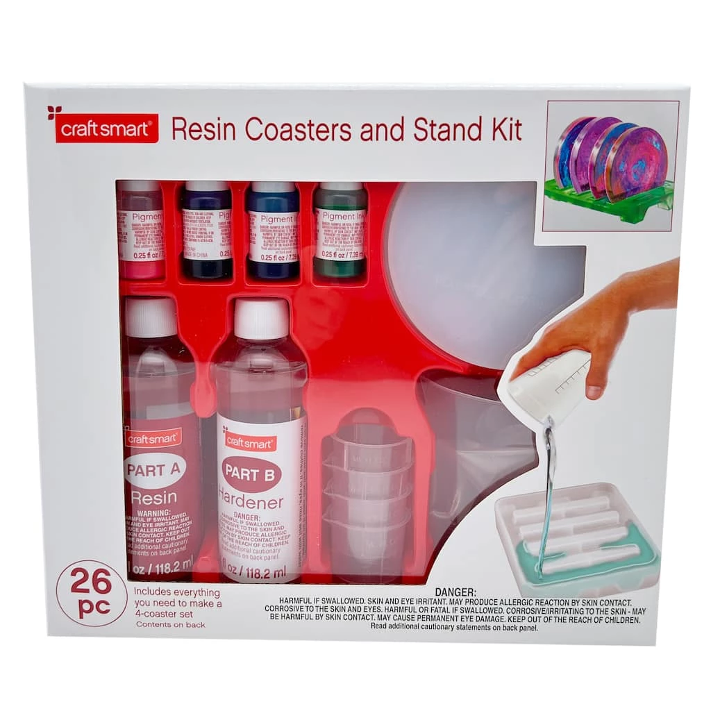Buy β Resin Coasters & Stand Kit by Craft Smart® π§¨