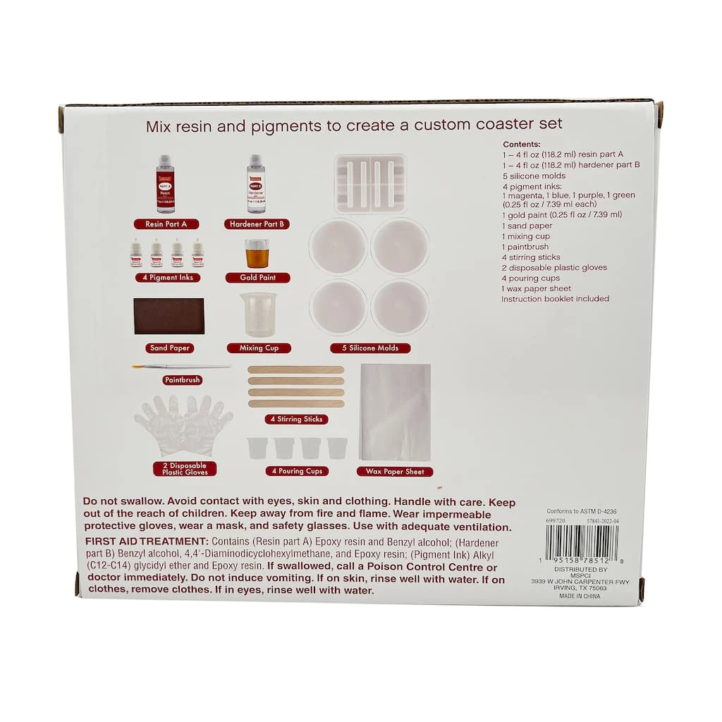 Buy β Resin Coasters & Stand Kit by Craft Smart® 𧨠- Image 9