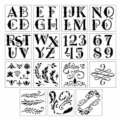 Best Sale 🤩 Alphabet Decorative Fonts by Craft Smart®, 12" x 12" 😉