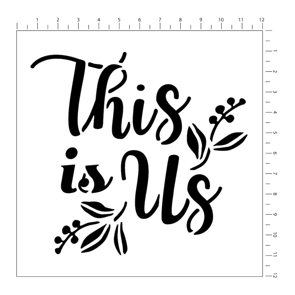 Best Pirce π Home Sentiments Stencils by Craft Smart®, 12" x 12" π - Image 3