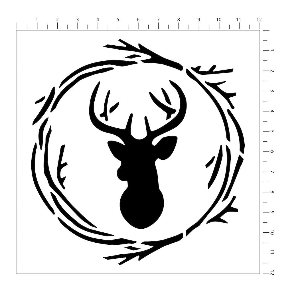 Flash Sale π 6 Pack: Woodland Stencils by Craft Smart®, 12" x 12" β¨ - Image 2