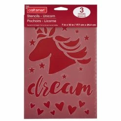 Best deal 😍 Unicorn Stencils by Craft Smart®, 7" x 10" 🎉
