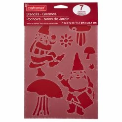 Flash Sale ❤️ Gnome Stencils by Craft Smart®, 7" x 10" ❤️