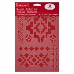 Promo ⌛ Ikat Pattern Stencils by Craft Smart® 👏