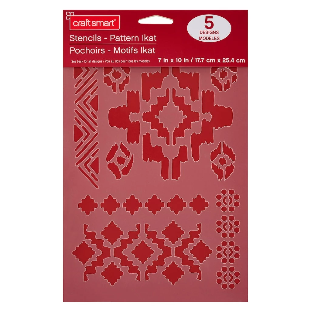 Promo β Ikat Pattern Stencils by Craft Smart® π