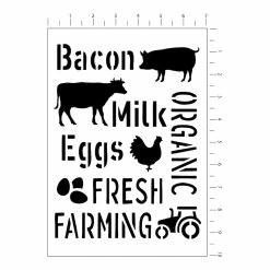 Hot Sale 😉 12 Pack: Farmhouse Stencils, 7" x 10" by Craft Smart® 😍