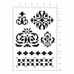 Brand new 🎉 Pattern Icon & Border Stencils, 7" x 10" by Craft Smart® ✨