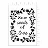 Best Sale 🧨 12 Pack: Sow Seeds of Love Stencil, 7" x 10" by Craft Smart® 😉