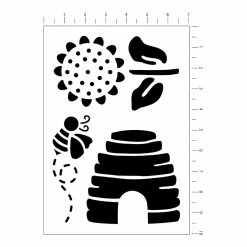 Top 10 😉 12 Pack: Bee Hive Stencils, 7" x 10" by Craft Smart® 🔔