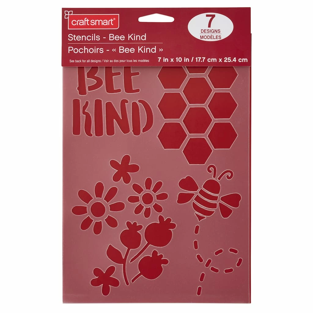Budget 🌟 Bee Kind Stencils, 7" x 10" by Craft Smart® 🥰 - Image 2