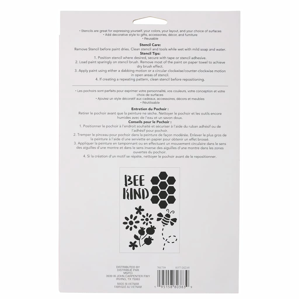 Top 10 🤩 12 Pack: Bee Kind Stencils, 7" x 10" by Craft Smart® 🧨 - Image 3