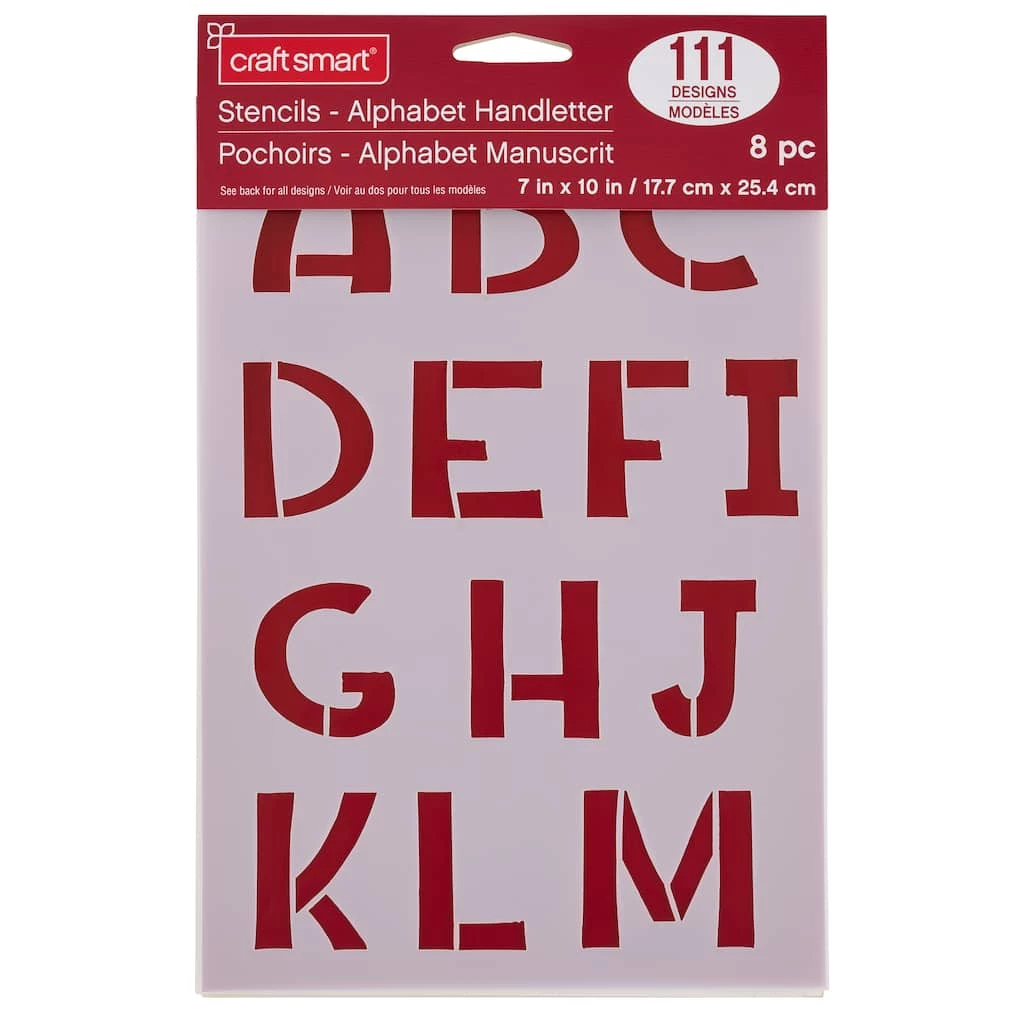 New ✨ 1.5" Handletter Alphabet Stencils by Craft Smart® ⌛ - Image 2