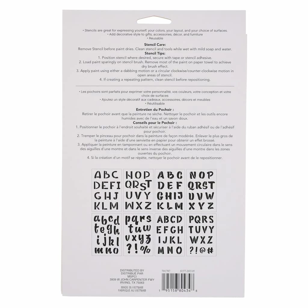 New ✨ 1.5" Handletter Alphabet Stencils by Craft Smart® ⌛ - Image 4