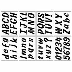 Budget 💯 2.7" Italic Sans Serif Alphabet Stencils by Craft Smart® 🧨