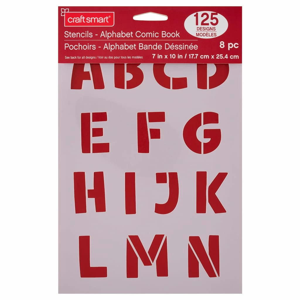 Discount β 1.5" Comic Book Alphabet Stencils by Craft Smart® π - Image 2