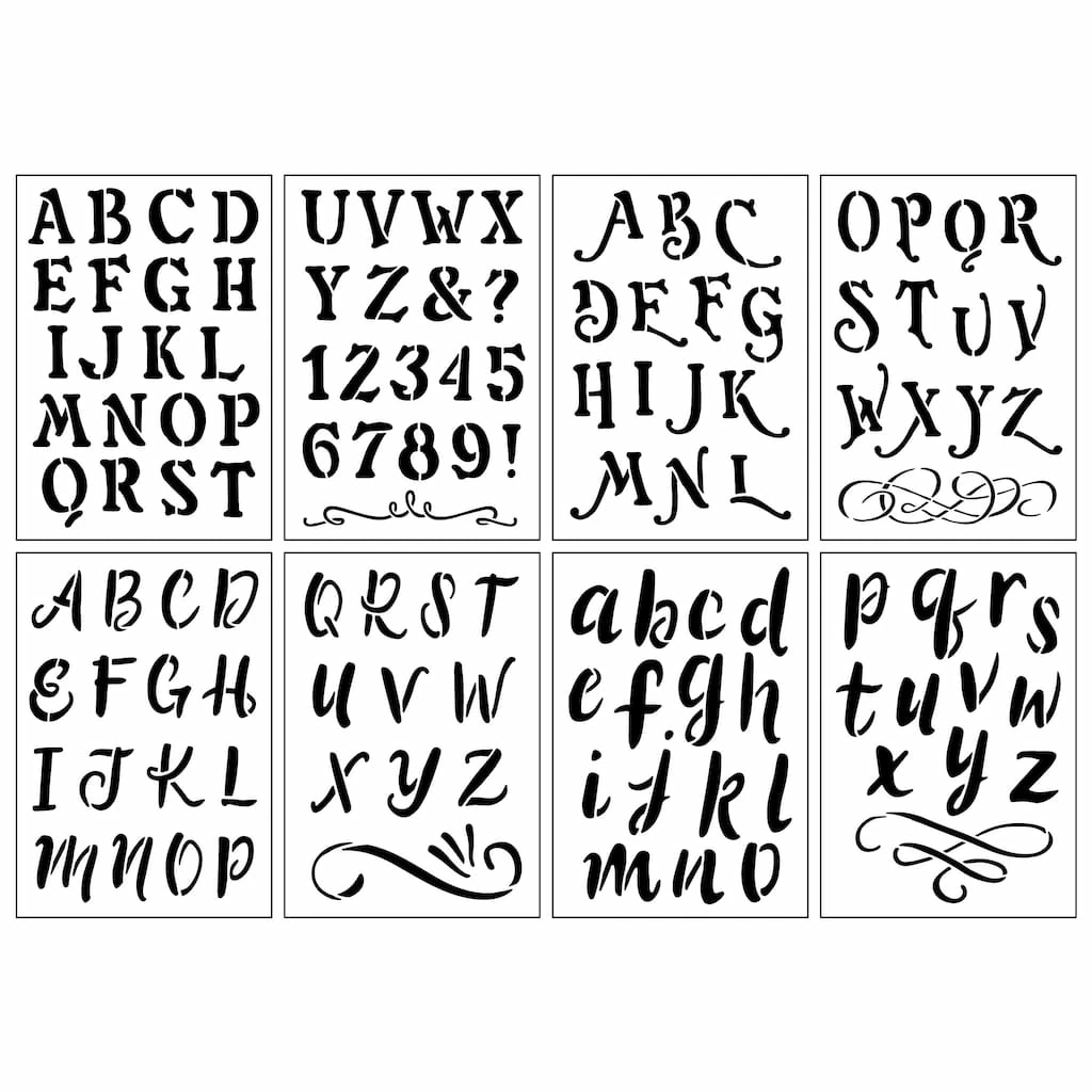 Best Sale π― 1.5" Whimsy Alphabet Stencils by Craft Smart® π