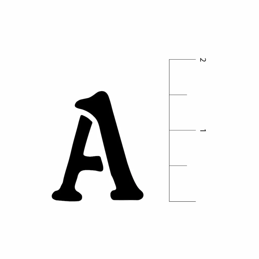 Best Sale π― 1.5" Whimsy Alphabet Stencils by Craft Smart® π - Image 3