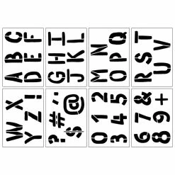 Coupon 🔥 3" Bold Letters Alphabet Stencils by Craft Smart® 🥰