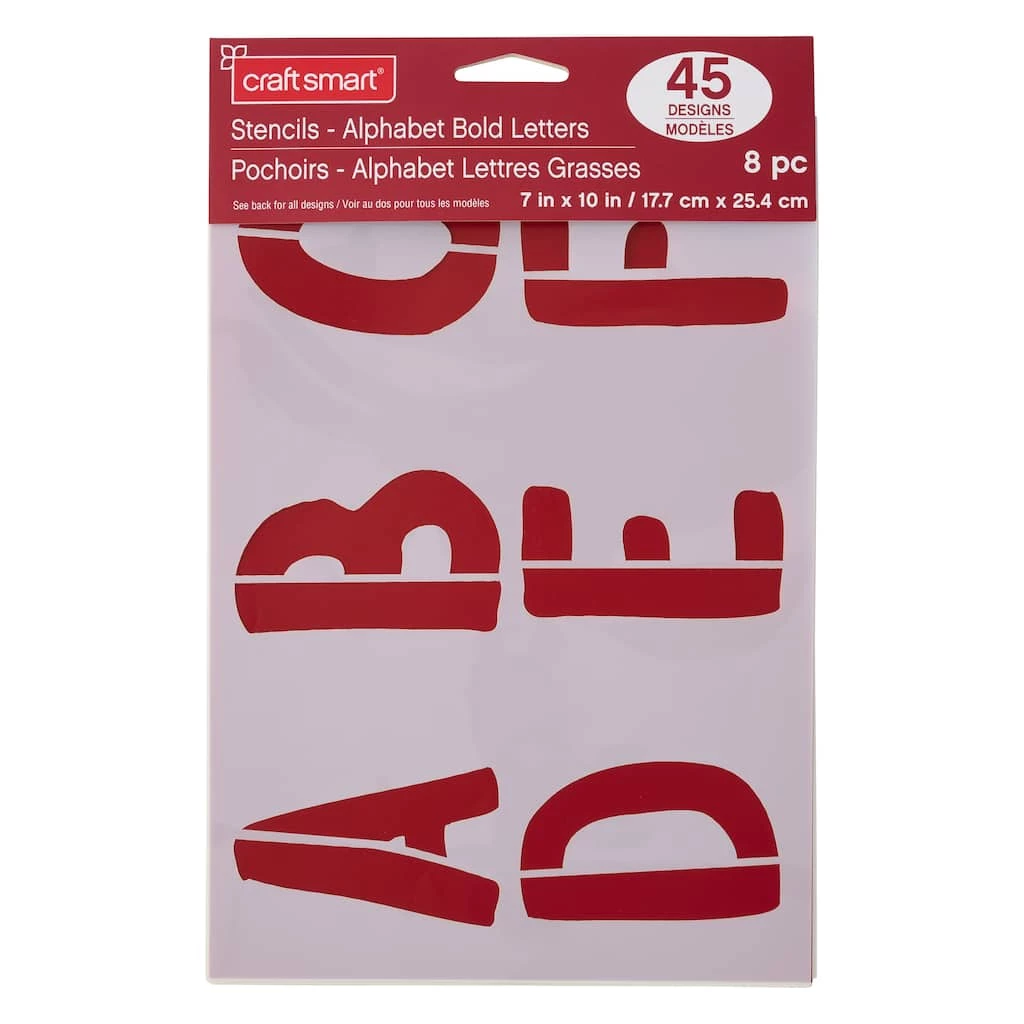 Coupon 🔥 3" Bold Letters Alphabet Stencils by Craft Smart® 🥰 - Image 2