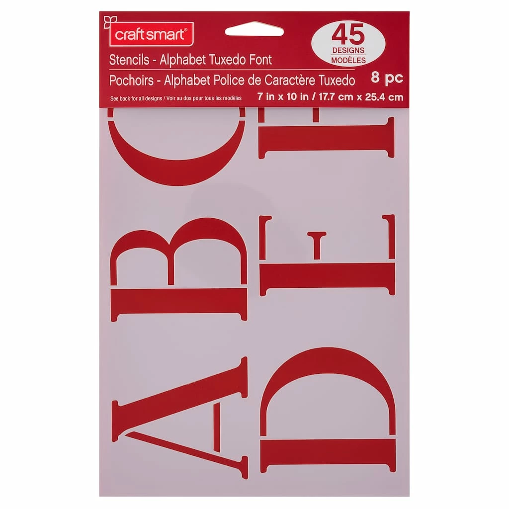 Best reviews of ⭐ 3" Tuxedo Alphabet Font Stencils by Craft Smart® 🛒 - Image 2