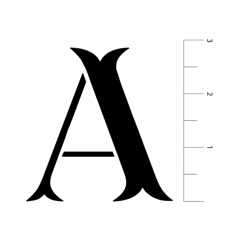 Best Pirce π 6 Pack: 3" Uppercase Alphabet Stencils by Craft Smart® π - Image 3