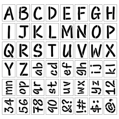 New 😍 4.5" Alphabet Stencils by Craft Smart® 😍