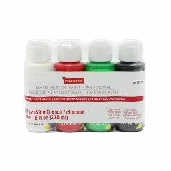 New ⌛ Traditional 🎄 Christmas Matte Acrylic Paint Set by Craft Smart™ 🌟