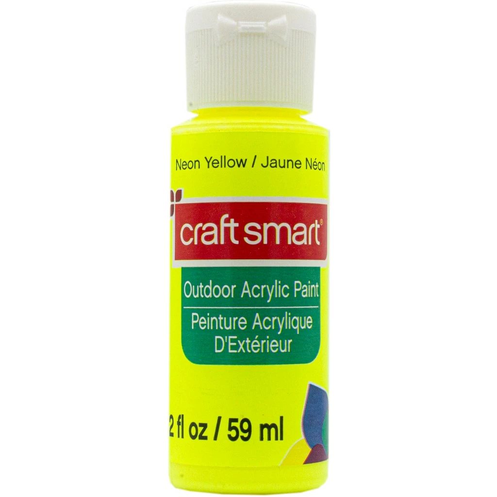 Outlet ⌛ 12 Pack: Neon Outdoor Acrylic Paint by Craft Smart®, 2oz. ⌛