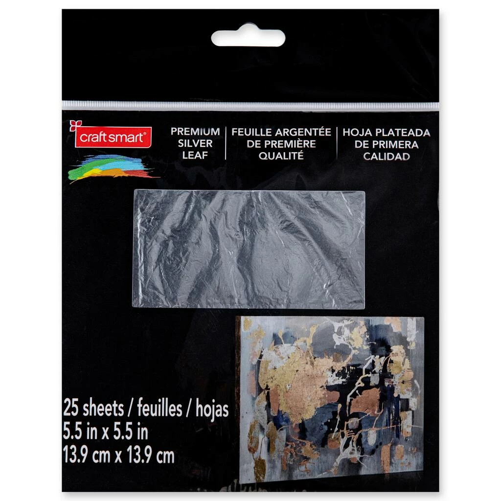 Top 10 ⌛ 6 Packs: 25 ct. (150 total) Premium Silver Leaf Sheets by Craft Smart® 💯 - Image 4