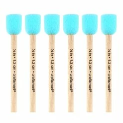 Promo ✔️ 6 Pack: 1/2" Foam Stippler Set by Craft Smart® 🤩