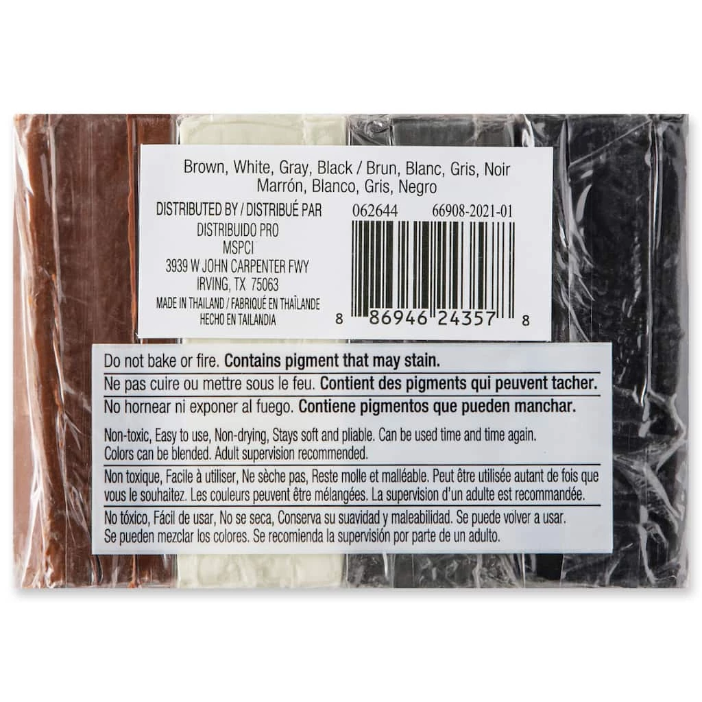 Best reviews of 🔔 12 Pack: Plastalina Modeling Clay by Craft Smart®, Neutral Colors ✔️ - Image 4