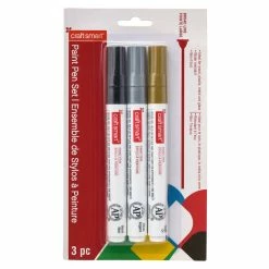Hot Sale 🥰 12 Packs: 3 ct. (36 total) Broad Line Paint Pen Set by Craft Smart® 🧨