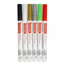 Discount 💯 12 Packs: 6 ct. (72 total) Holiday Medium Line Paint Pen Set by Craft Smart® 🎁