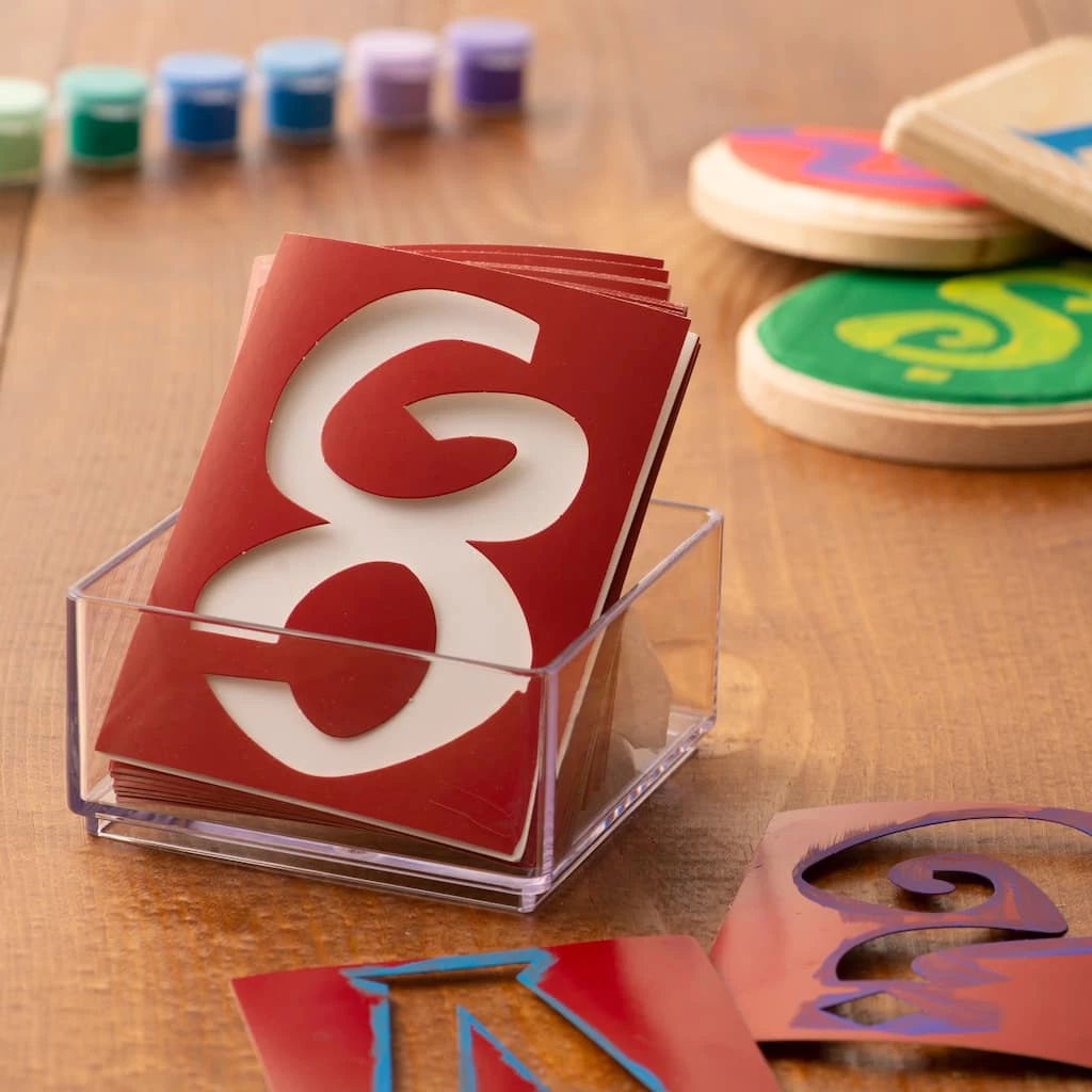 Discount π 6 Pack: 4" Genie Alphabet Paper Stencils by Craft Smart™ 𧨠- Image 5